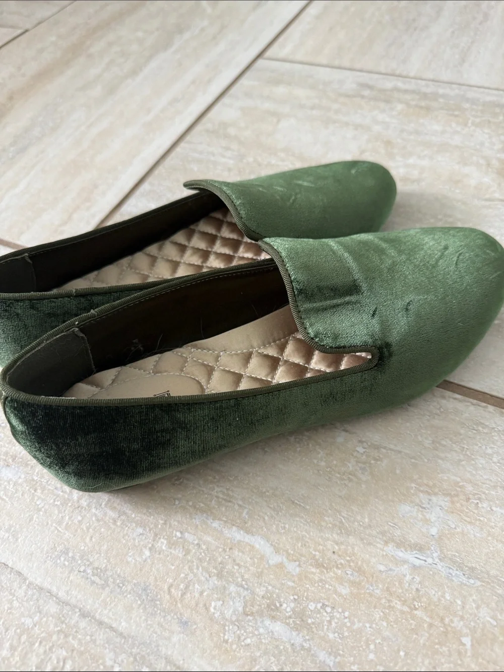 Birdies The Starling velvet flats 7.5